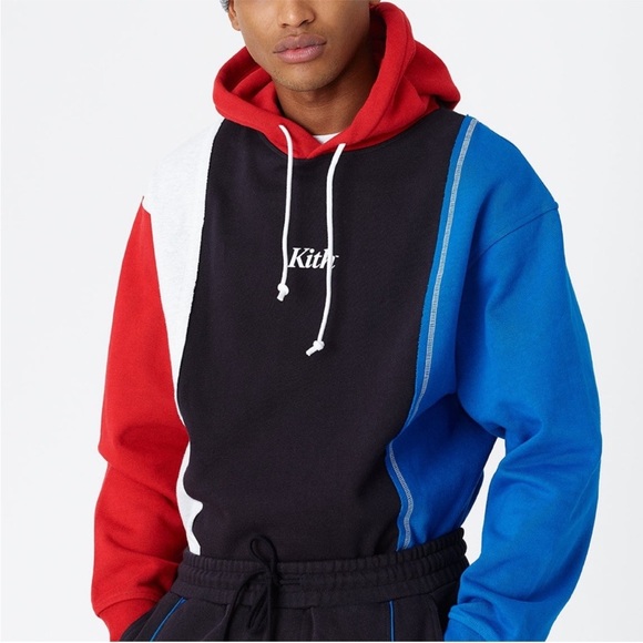 Kith Reverse Paneled Hoodie - Picture 1 of 9